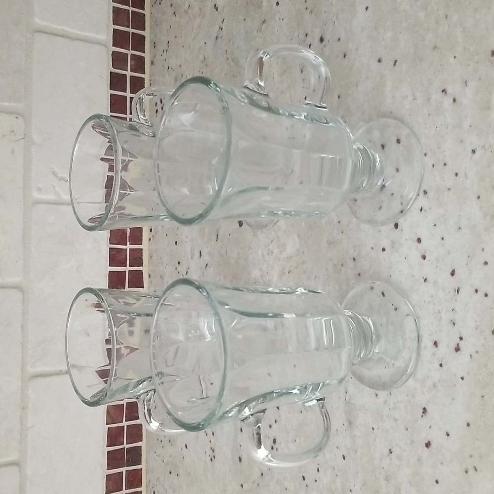 Irish Coffee/Cappuccino 4 Piece Glass Mug Set
